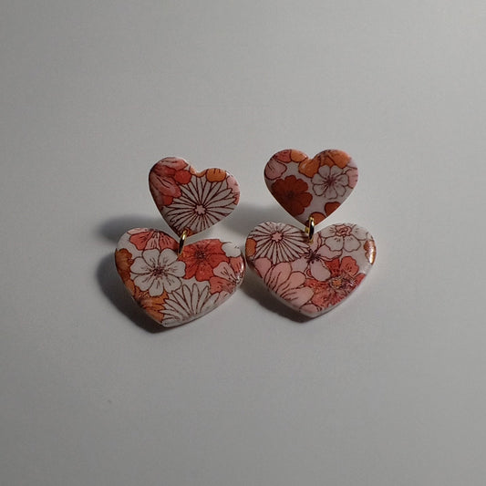 Oorbellen Double love M