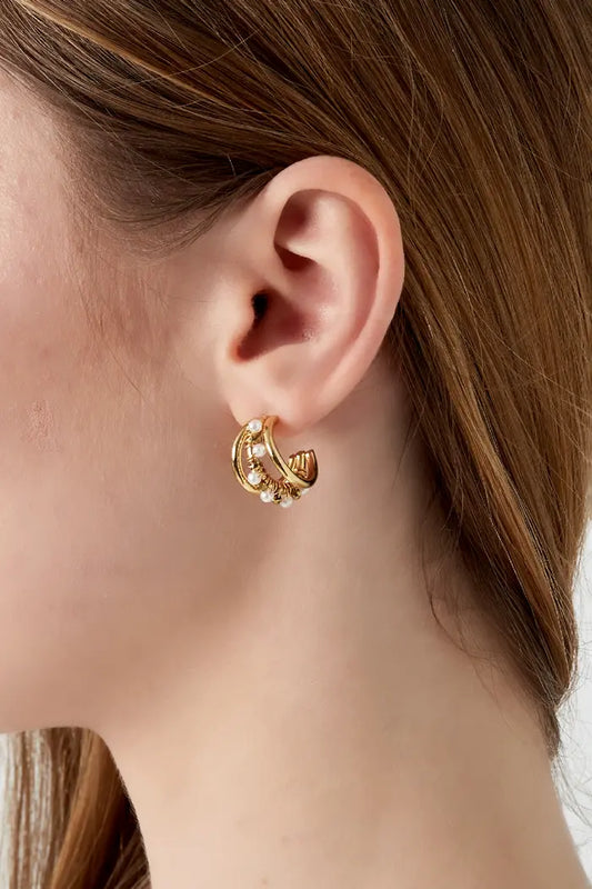Oorbellen Beaded bliss