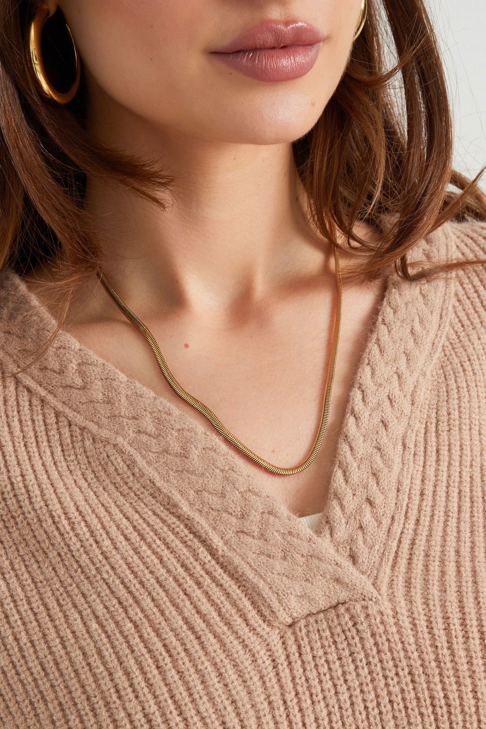 Ketting Flat extra lang
