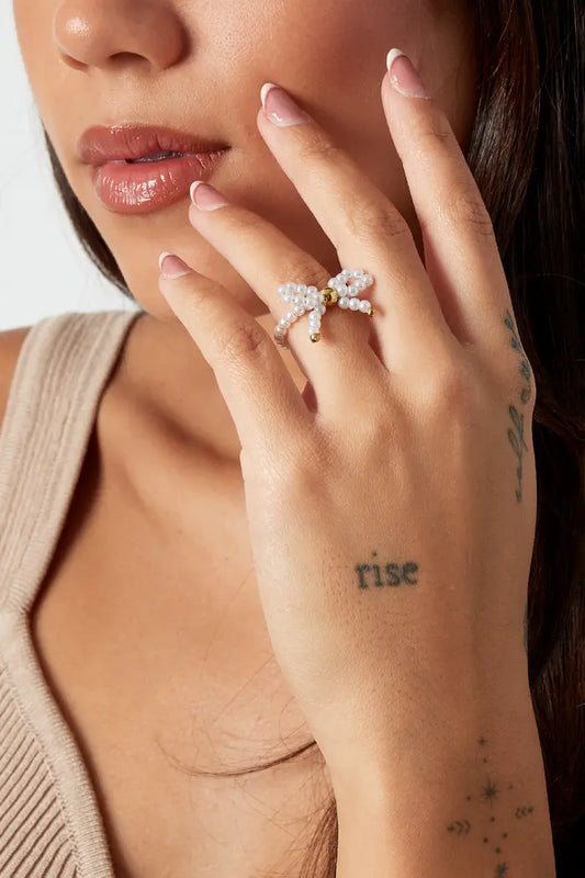 Ring Kralen strik
