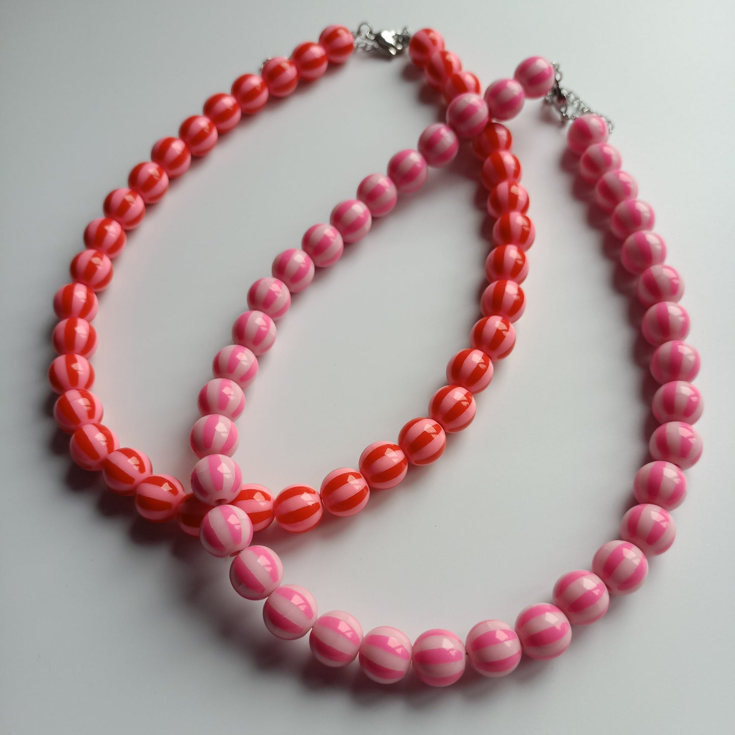 Ketting Zuurstok rood 12mm