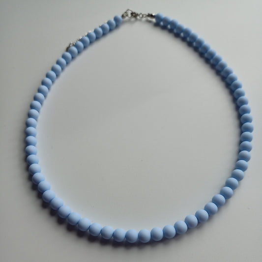 Ketting Icy blue 6mm