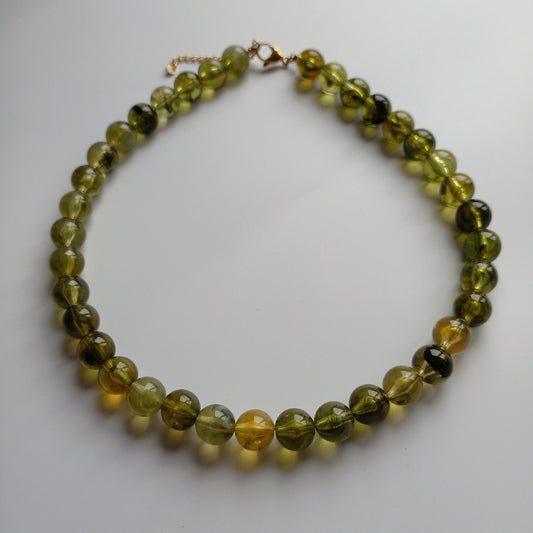 Ketting Green marble 12mm
