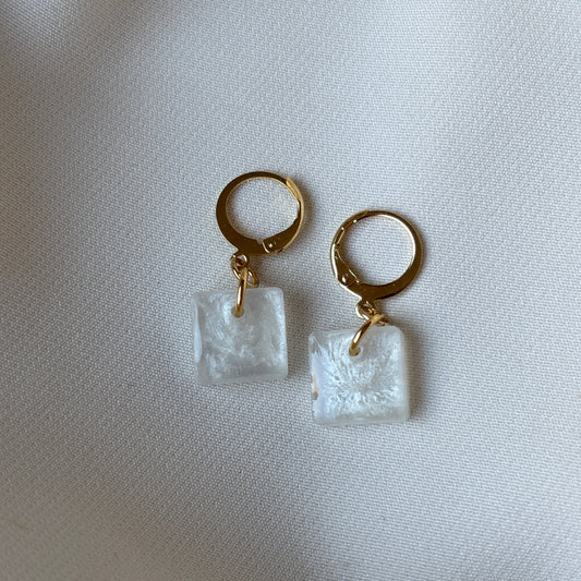 Oorbellen Anky vierkant