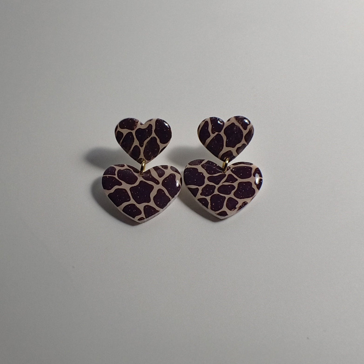 Oorbellen Double love M