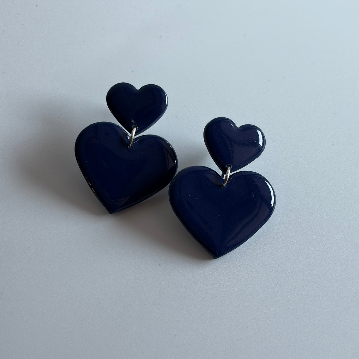 Oorbellen Double love L