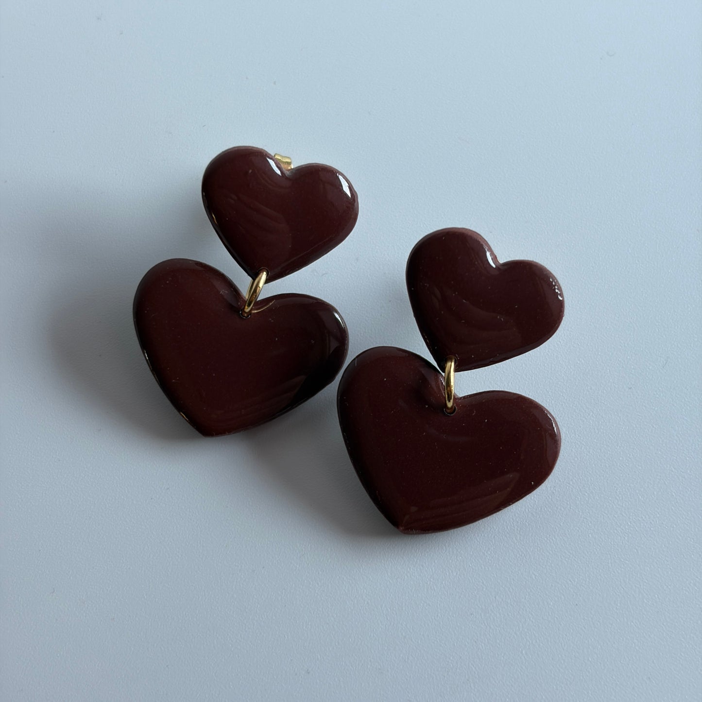 Oorbellen Double love M