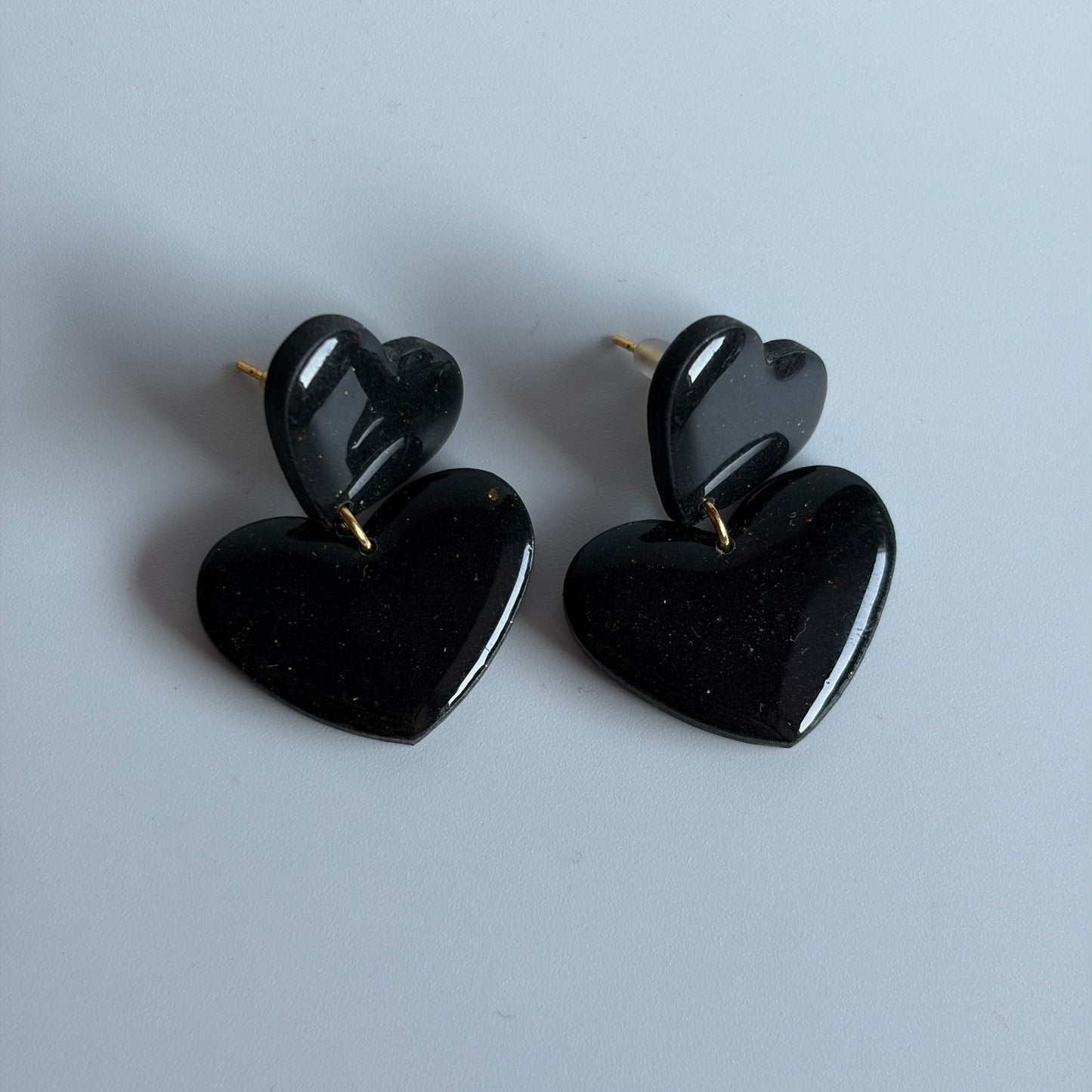 Oorbellen Double love M