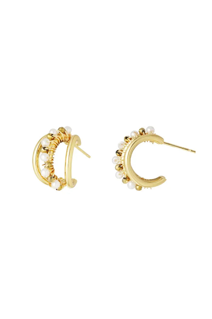 Oorbellen Beaded bliss