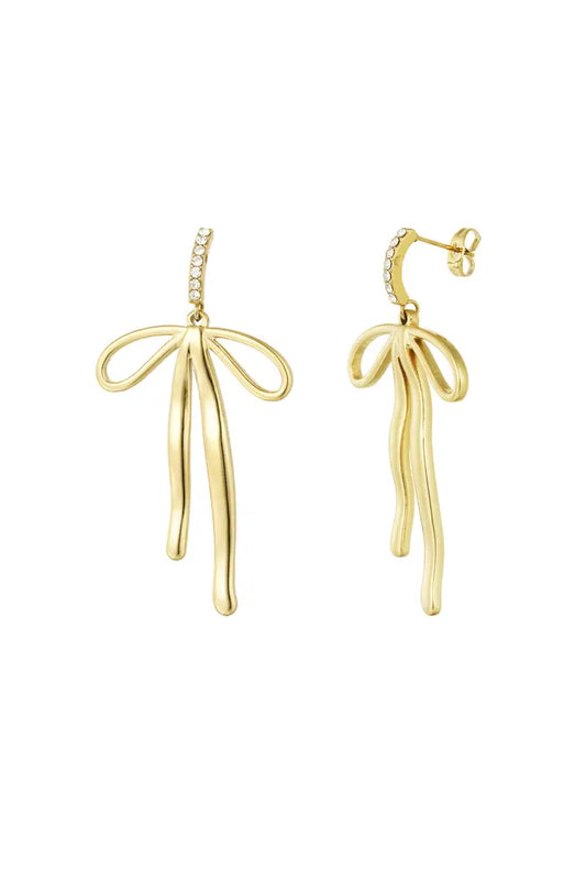 Oorbellen Diamond bows