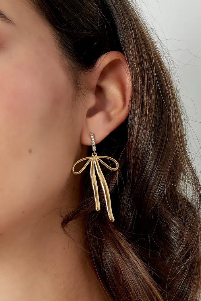 Oorbellen Diamond bows