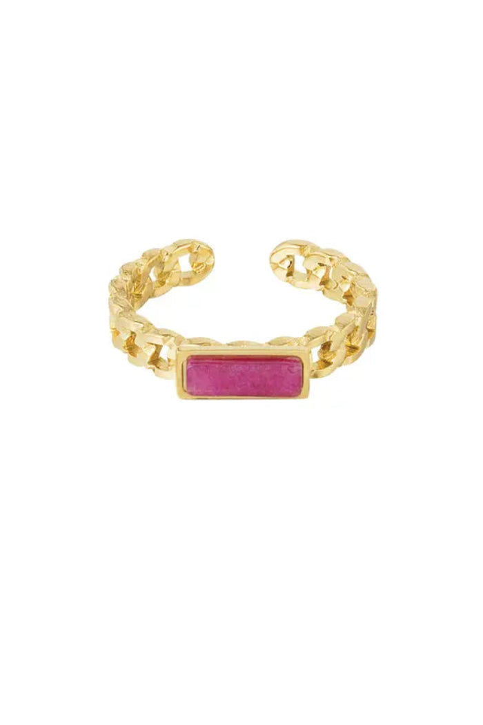 Ring Pink gem