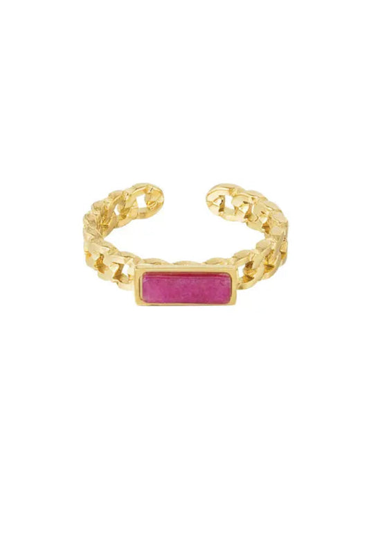 Ring Pink gem