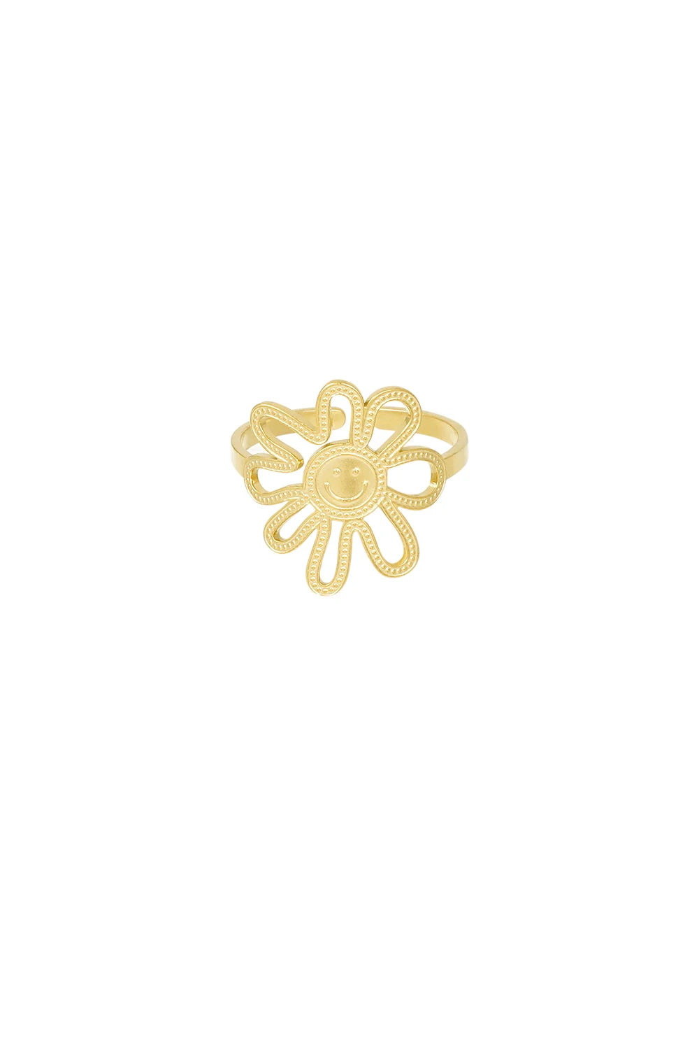 Ring Smiley Flower